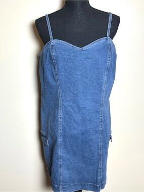 Celebrity Pink Womens Denim Blue Wash   Dress Size XXL